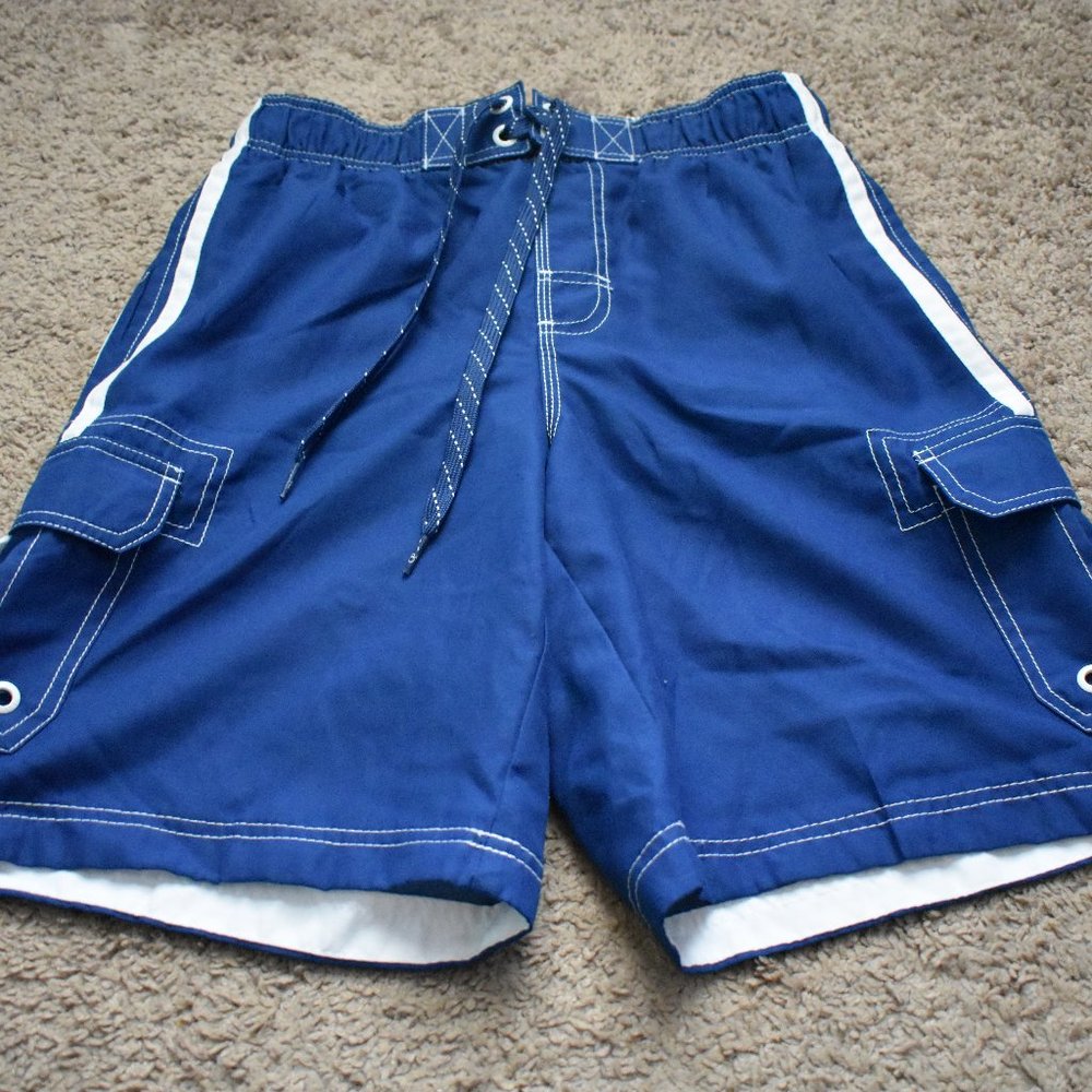 OP Blue Swimming Shorts Men's